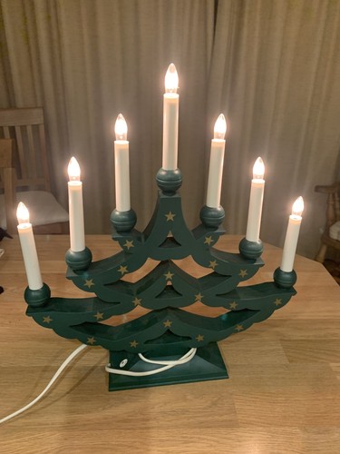 Wooden green electric - wooden,