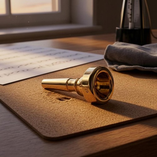Trumpet mouthpiece rounded - trumpet,