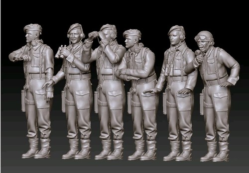 British tank crew ww2 - british,