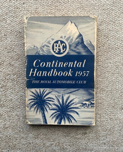 Rac continental handbook 1957 - rac,