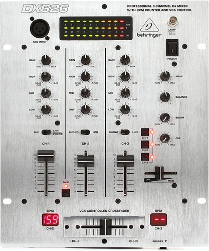 Behringer dx626 mixer - mixer, 3ch