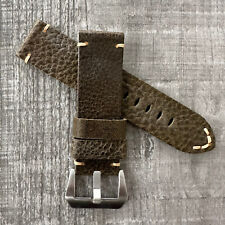 24mm Green Lychee Leather