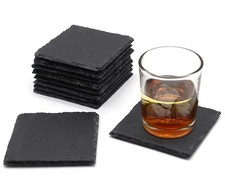 Slate Coasters Natural Square