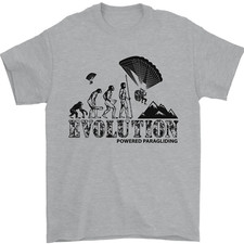 Powered Paragliding Evolution Paraglider Mens T-Shirt 100% Cotton