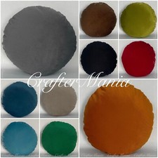 Round Soft Peacock Velvet