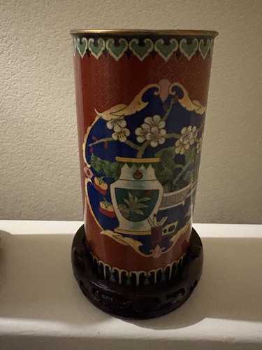Chinese vases wooden - chinese,