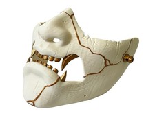 Hand Painted Ghost of Yotei Samurai Mask - Atsu PlayStation PS5