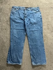Urban Spirit Men’s Blue Denim Jeans - Straight Leg - Size W44 L29 - Pockets