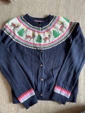 Boden Christmas Cardigan 9-10 Yeare