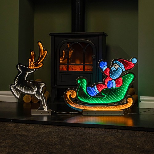 75cm infinity santa sleigh - infinity,