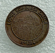 Scotland Masonic Token - Lodge Edinburgh Castle No. 1764  - Scottish Penny Coin