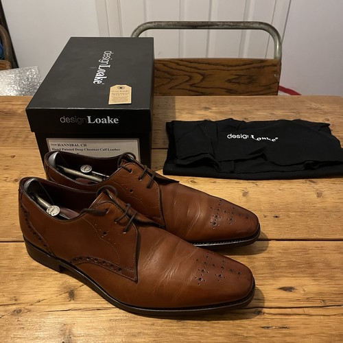 Loake chestnut leather - chestnut,