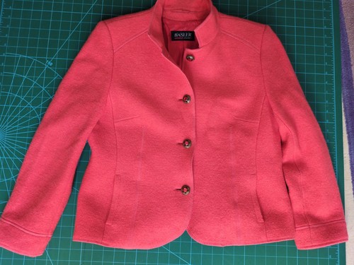 Basler coral pink - felted, wool