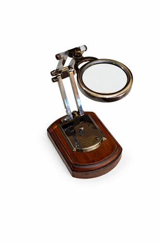 Antique style desk magnifying - style,