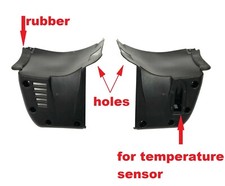 BMW E39 M5 L+R FRONT form M BUMPER SPLASH PANEL LINER TRIM FENDER m5 msport