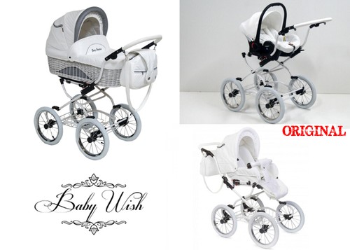 Scarlett wicker pram baby - wicker,