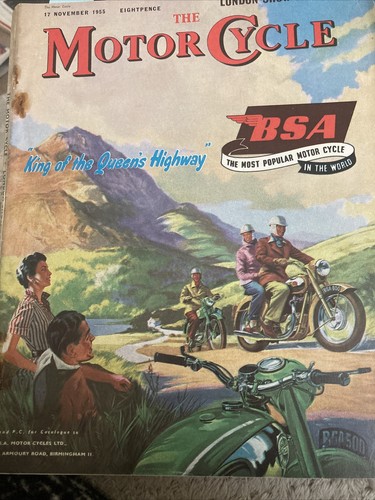 Motor cycle 1955 - motor, -17-11-1955-london