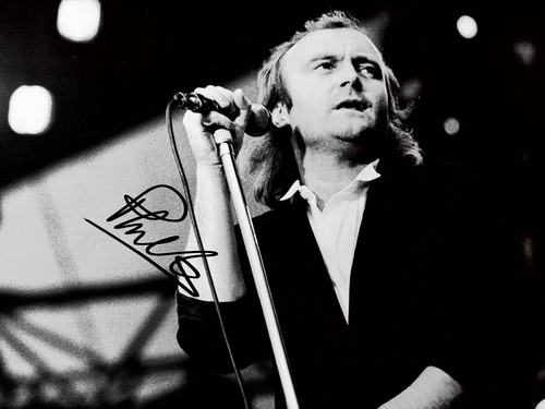 Phil collins signed x - 8.5, 11