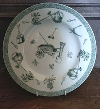 SPODE GARDENING - DINNER PLATE
