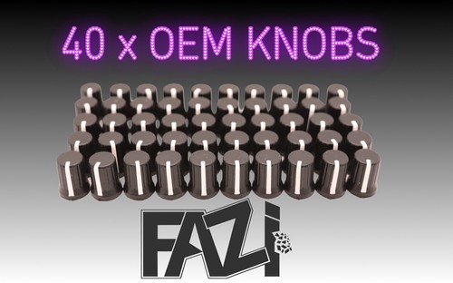 Black knobs oem dj mxer - 40, x