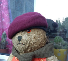 British Army Parachute Regt Maroon Beret Airborne Forces 53 cm X Small Para Nice