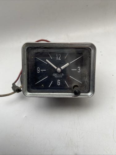 Vintage car clock jaeger - car,