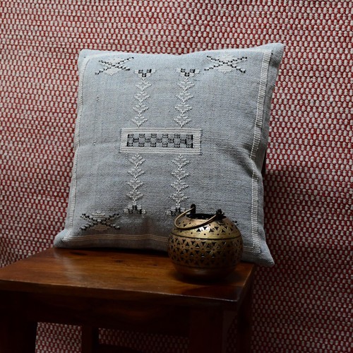 Handwoven sabra pillow cover - pillow,