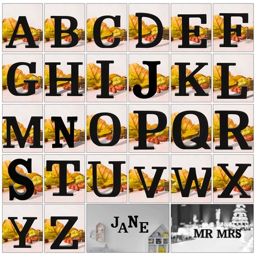 Wooden letters victorian font - wooden,