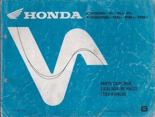 Honda cr80 rx - cr80, rbv