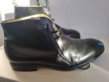 STEPTRONIC BLACK LEATHER SHOES SIZE: UK 7.5 / EU 41
