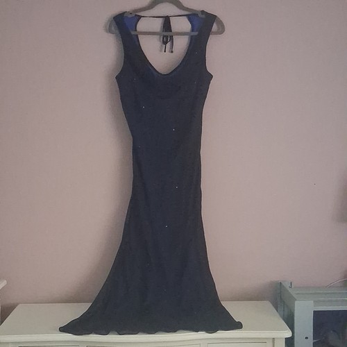 Debenhams black blue chiffon - blue,