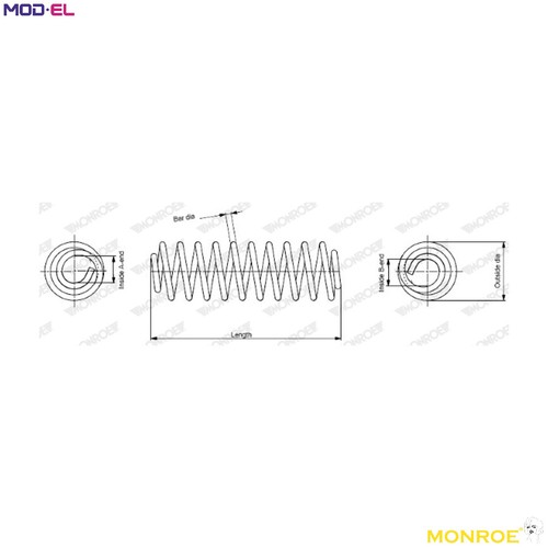 Suspension spring sp3434 for - suspension,