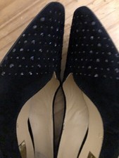 Gabor Ladies Black Suede Shoes