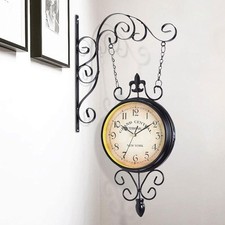 Double Sided Station Clock