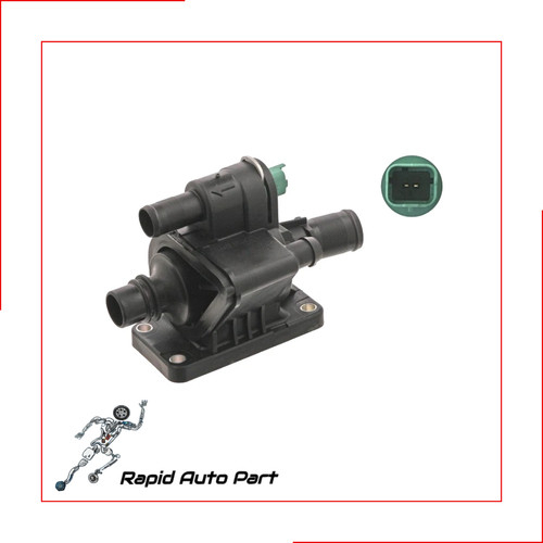 Thermostat housing with - housing, sensor