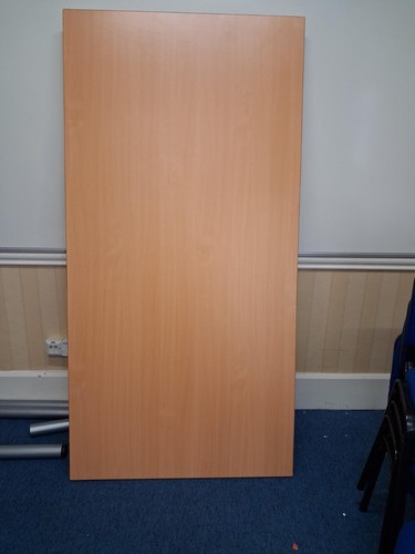 Beech boardroom meeting table - beech,