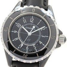 CHANEL J12 H0680 Black ceramic