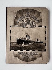 Rare P&O British India Companies Diary & Almanack 1920 Steam Fleet List Maps VGC