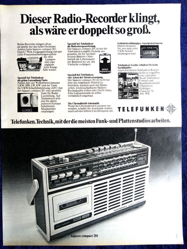 Telefunken radio recorder - telefunken,