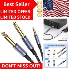 Superior 3.5mm to Dual 6.35mm