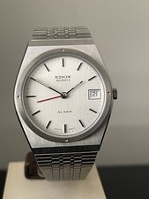 Edox Steel Alarm Watch, Very