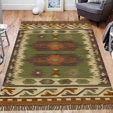 Kilim rug wool jute - kilim,