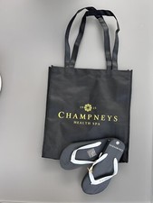 CHAMPNEYS Flip Flops & Tote