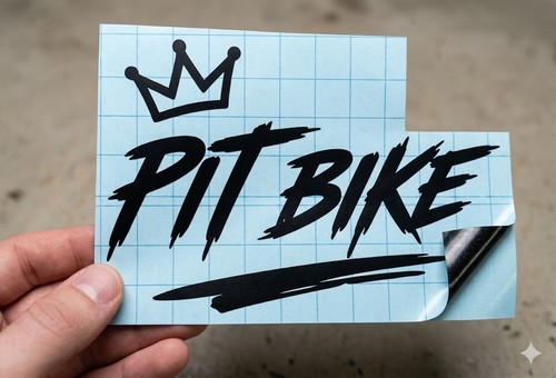 Pit bike vinyl - bike, decal