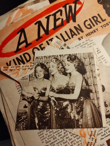 Sk244 ephemera 1950s - sk244,