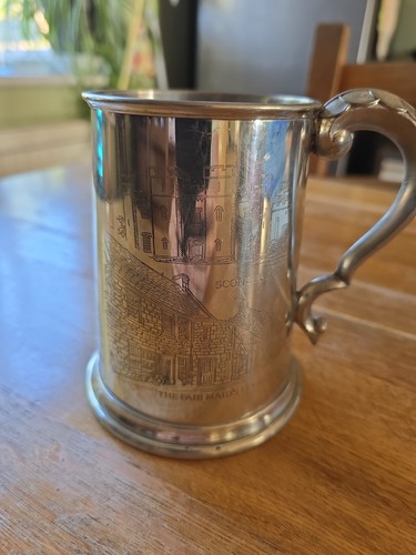 Perth scotland pewter mug - pewter,