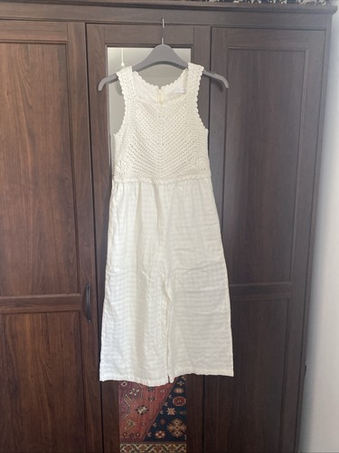 Zara girls cream crochet - girls, top