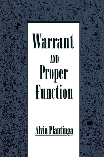Warrant and proper function - warrant,