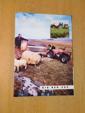 PRE USED HONDA BIG RED ALL TERRAIN VEHICLES SUPERB COLOUR FARMING BROCHURE IN VG