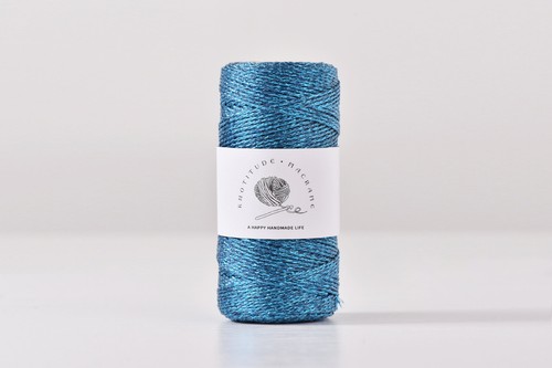 Sparkle metallic yarn 1mm - -,